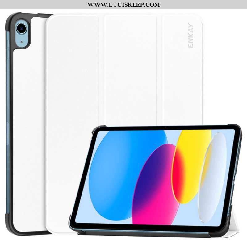 Etui Na Telefon do iPad 10.9" (2022) Sztuczna Skóra Enkay